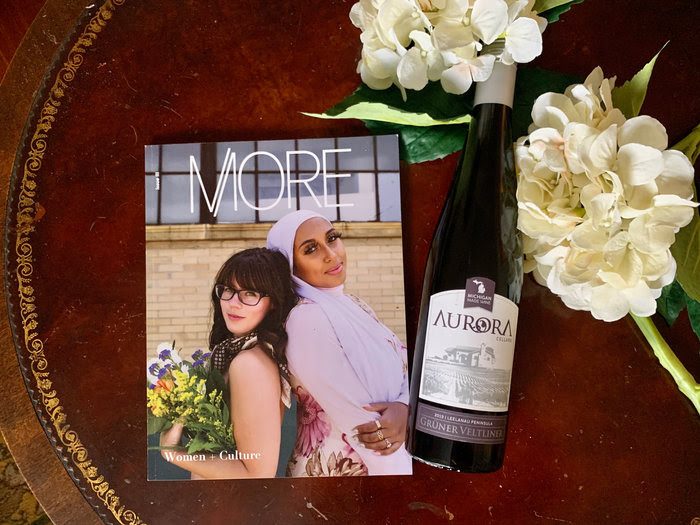 Aurora Cellars partnered with MORE magazine
