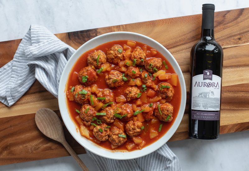 Aurora Cellars Jewish Sweet & Sour Meatballs Recipe