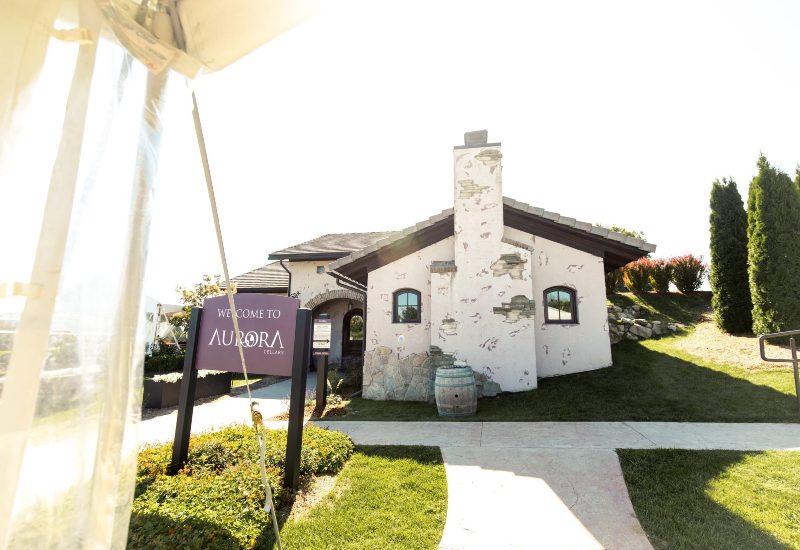 Aurora Cellars front Patio