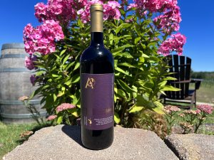 Landis describes our 2017 Cabernet Franc as having lovely floral