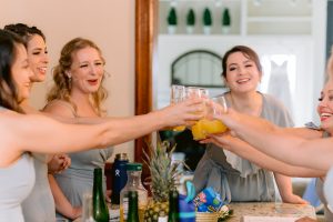 Group of ladies enjoying a glass in Michigan